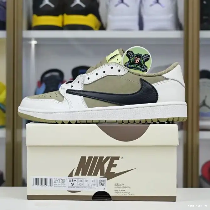 6.0 x Low Golf Jordan 1 Kimikick  Scott Air Travis 0801